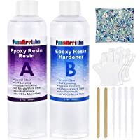 Los mejores  - Kit de resina epoxi- 500 ml- resina epoxi transparente para fundición y revestimiento- tableros de mesa- fabricación de…